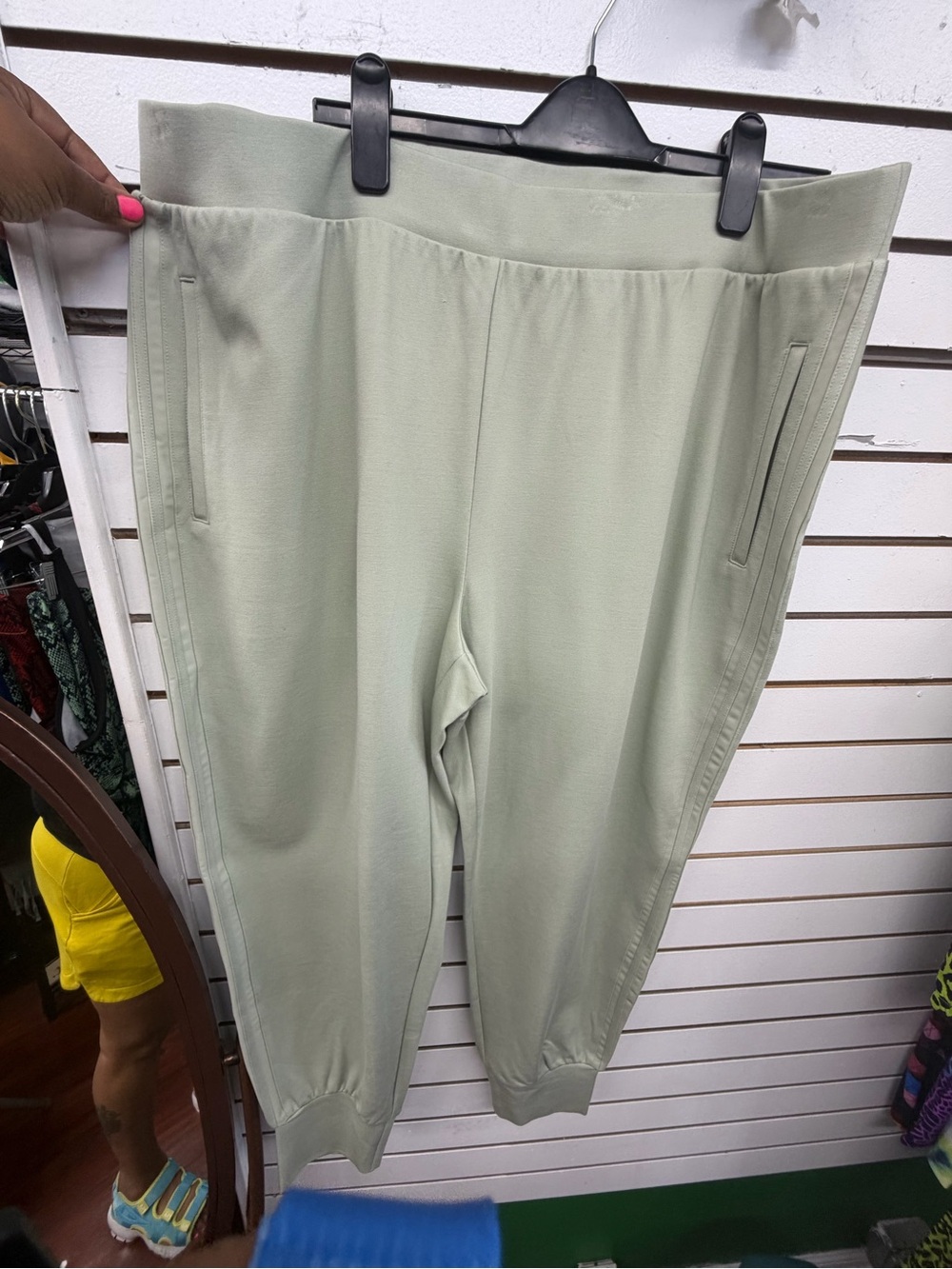 G by Giuliana 2X Sage Green Jogger Pants Pull-On Stretch Athleisure Pockets